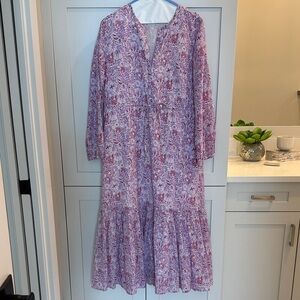 Olivia James The Label Maxi Floral Purple Dress